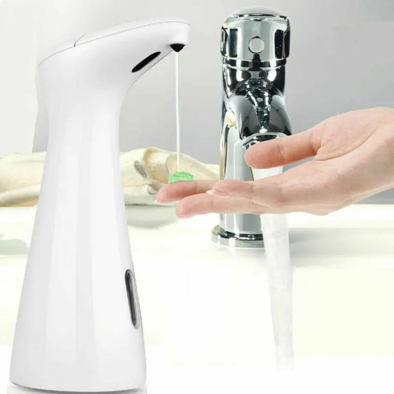 

Automatic Liquid Soap Dispenser Smart Sensor Touchless ABS Electroplated Sanitizer Dispensador for Kitchen Bathroom 200ml