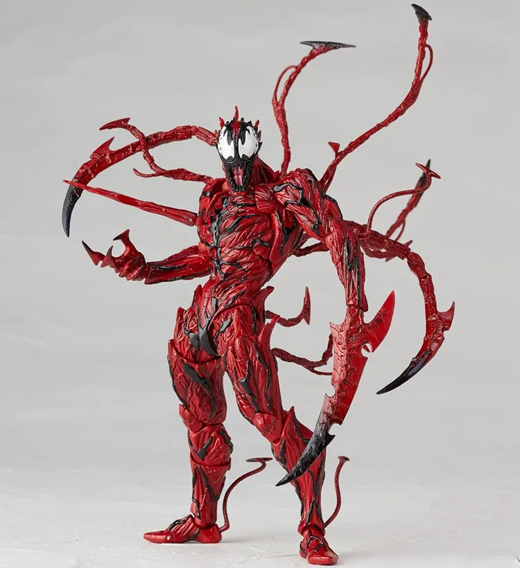 Shan kou shi Amazing Spider-Man Anti-Hero Venom Red Massacre Venom Mobile Boxed Garage Kit