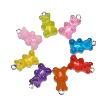 10pcs Cute Gummy Bear Charms Flat Back Resin Charms Necklace Pendant Earring Charms For DIY Decoration 1*1.7cm
10pcs Cute Gummy Bear Charms Flat Back Resin Charms Necklace Pendant Earring Charms For DIY Decoration 1*1.7cm
