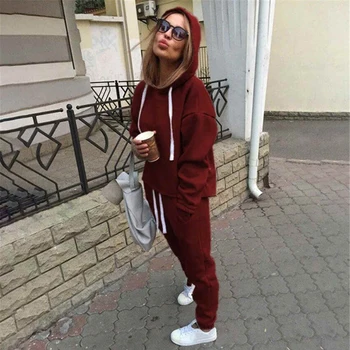 Two Piece Set Women Tracksuit Long Sleeve Sport wear Sweatshirt and Pant suit Loose Casual Plain Workout Streetwear 2 Piece Set
Two Piece Set Women Tracksuit Long Sleeve Sport wear Sweatshirt and Pant suit Loose Casual Plain Workout Streetwear 2 Piece Set