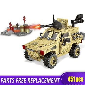 XINGBAO 06024 WW2 Military Series The Wheeled Armored Vehicle Set Building Blocks Bricks Military Jeep Model Action Figure Gift
XINGBAO 06024 WW2 Military Series The Wheeled Armored Vehicle Set Building Blocks Bricks Military Jeep Model Action Figure Gift