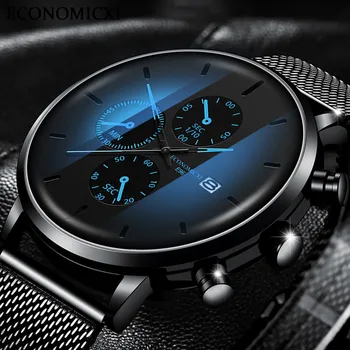Men's Fashion Ultra Thin Watches Simple Men Business Stainless Steel 2020 Minimalist Mesh Belt Quartz Watch Relogio Masculino
Men's Fashion Ultra Thin Watches Simple Men Business Stainless Steel 2020 Minimalist Mesh Belt Quartz Watch Relogio Masculino