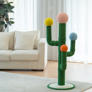 Cactus Cat Climbing Cat Climbing Column Jumping Cat Cat Tree Toy Cat Scratching Cat Cat Claw Cat Loves Cat Supplies
Cactus Cat Climbing Cat Climbing Column Jumping Cat Cat Tree Toy Cat Scratching Cat Cat Claw Cat Loves Cat Supplies