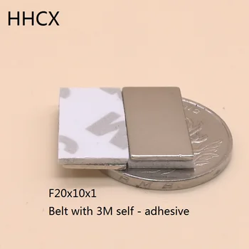 10 20 50PCS/LOT Magnet 20x10x1 N35 Strong Square NdFeB Magnet 20*10*1 Belt with 3M self - adhesive Neodymium Magnets for moto
10 20 50PCS/LOT Magnet 20x10x1 N35 Strong Square NdFeB Magnet 20*10*1 Belt with 3M self - adhesive Neodymium Magnets for moto