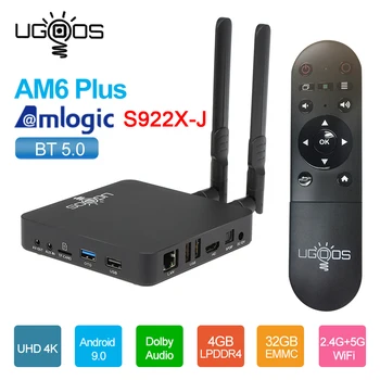 UGOOS PRO AM6 Plus Amlogic S922X-J 2.2Ghz 4GB DDR4 32GB ROM TV BOX Android 9.0 Smart TV BOX WiFi 1000M BT5.0 Set Top Box
UGOOS PRO AM6 Plus Amlogic S922X-J 2.2Ghz 4GB DDR4 32GB ROM TV BOX Android 9.0 Smart TV BOX WiFi 1000M BT5.0 Set Top Box