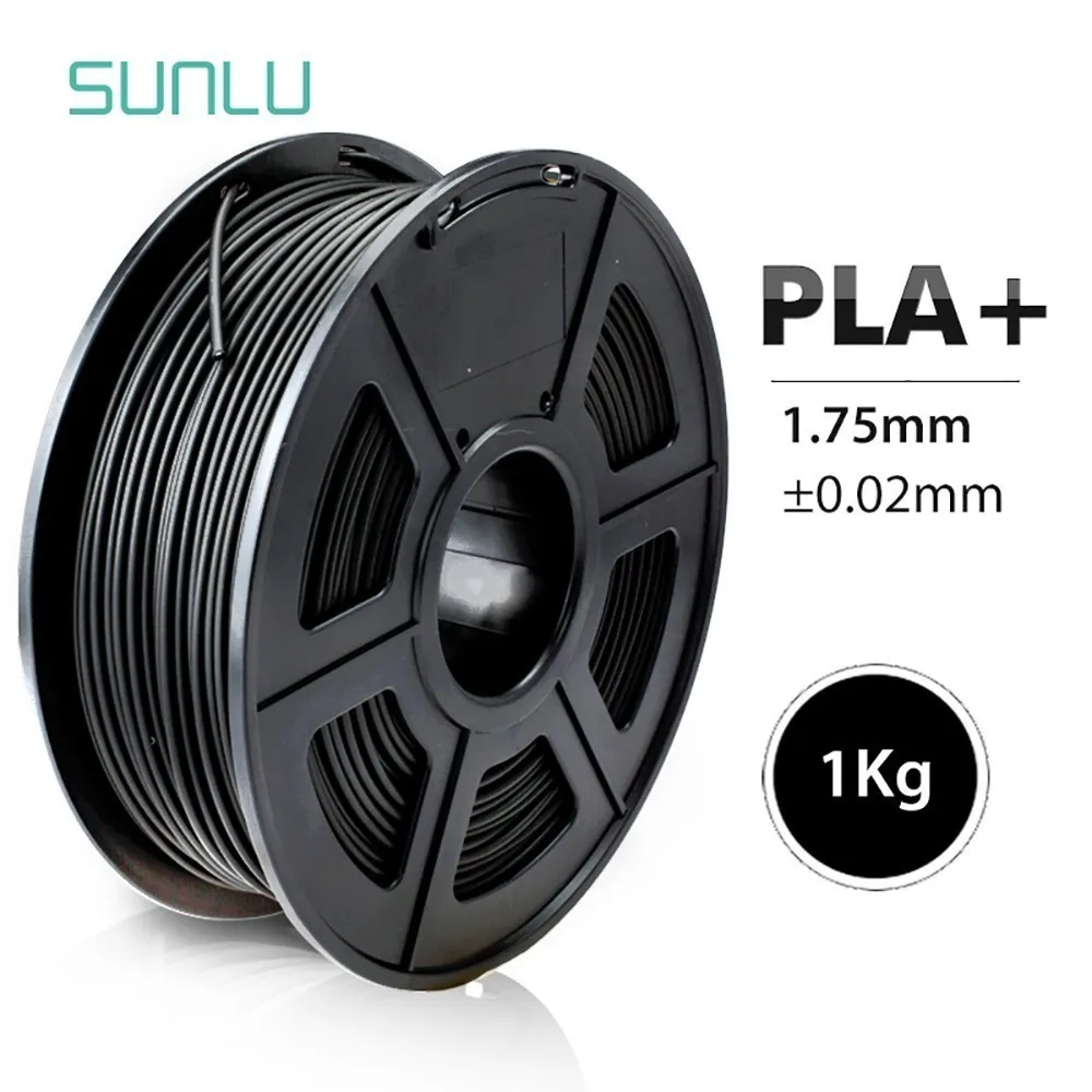 SUNLU 3D Printer Filament PLA Plus 1.75mm High Quality PLA Filament Low Shrinkage Consumable For 3D Printer And 3D Pens 1KG
SUNLU 3D Printer Filament PLA Plus 1.75mm High Quality PLA Filament Low Shrinkage Consumable For 3D Printer And 3D Pens 1KG