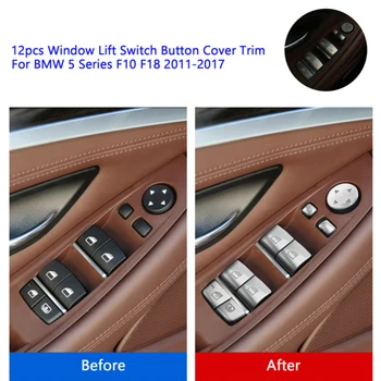 12pcs Brand New And High Quality Glass Window Lift Switch Sticker Trim For BMW 5 Series F10 F18 2011-17
12pcs Brand New And High Quality Glass Window Lift Switch Sticker Trim For BMW 5 Series F10 F18 2011-17