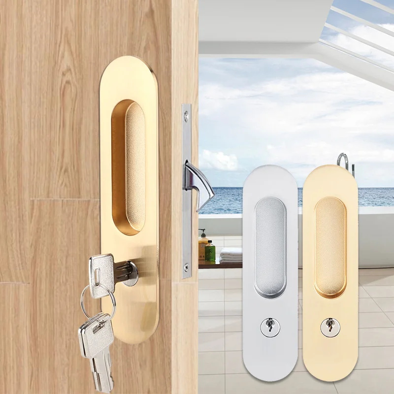 Sliding Door Lock Handle Anti-theft with Keys For Barn Wood Furniture Hardware Door Latch Lock for Double Doors Cerradura
Sliding Door Lock Handle Anti-theft with Keys For Barn Wood Furniture Hardware Door Latch Lock for Double Doors Cerradura