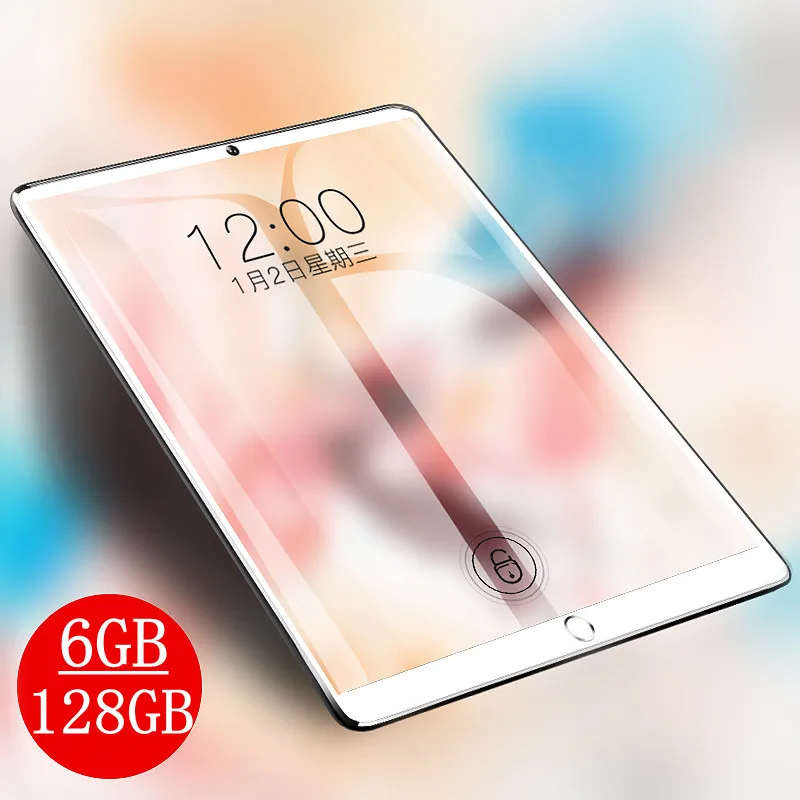 

10.1 inch IPS 1920*1280 Tablet 3G 4G LTE Dual SIM card Tablet PC Octa Core 6GB RAM 128GB ROM Tablets Android 9.0 Bluetooth GPS