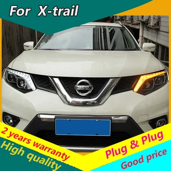 KOWELL Car Styling for Nissan Rouge Headlights 2014-2017 X-trail LED Headlight Signal LED DRL Bi Xenon Lens High Low Beam Parkin
KOWELL Car Styling for Nissan Rouge Headlights 2014-2017 X-trail LED Headlight Signal LED DRL Bi Xenon Lens High Low Beam Parkin