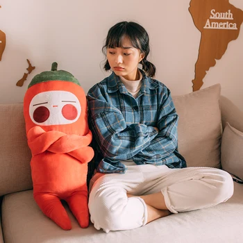 1pc 55/74/95cm Cartoon Smile Carrot Plush toy Cute Simulation Vegetable Carrot Pillow Dolls Stuffed Soft Toys for Children Gift
1pc 55/74/95cm Cartoon Smile Carrot Plush toy Cute Simulation Vegetable Carrot Pillow Dolls Stuffed Soft Toys for Children Gift