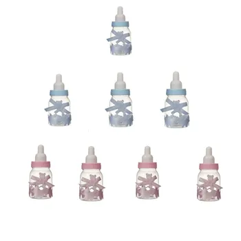 6pcs Pink/Blue Pacifier Shape Bottles with Bow Baby Shower Decorations Candy Sweet Box Bottle for Birthday Party Favors Gifts-S
6pcs Pink/Blue Pacifier Shape Bottles with Bow Baby Shower Decorations Candy Sweet Box Bottle for Birthday Party Favors Gifts-S