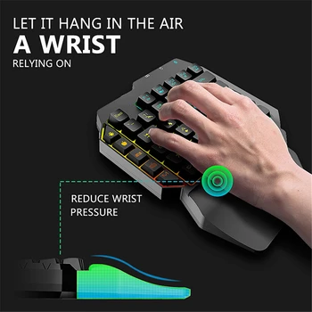 Professional Bluetooth 4.2 Wireless Keyboard Mini Single-Handed Gaming Keyboard for PUBG Game for Android IOS Gaming Accessories
Professional Bluetooth 4.2 Wireless Keyboard Mini Single-Handed Gaming Keyboard for PUBG Game for Android IOS Gaming Accessories