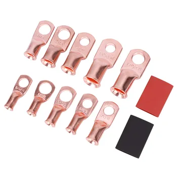 cable connector waterproof connector 100Pcs Cable Lug Kit Brass Connector AWG Terminal + Red Heat Shrinkable H Tube
cable connector waterproof connector 100Pcs Cable Lug Kit Brass Connector AWG Terminal + Red Heat Shrinkable H Tube