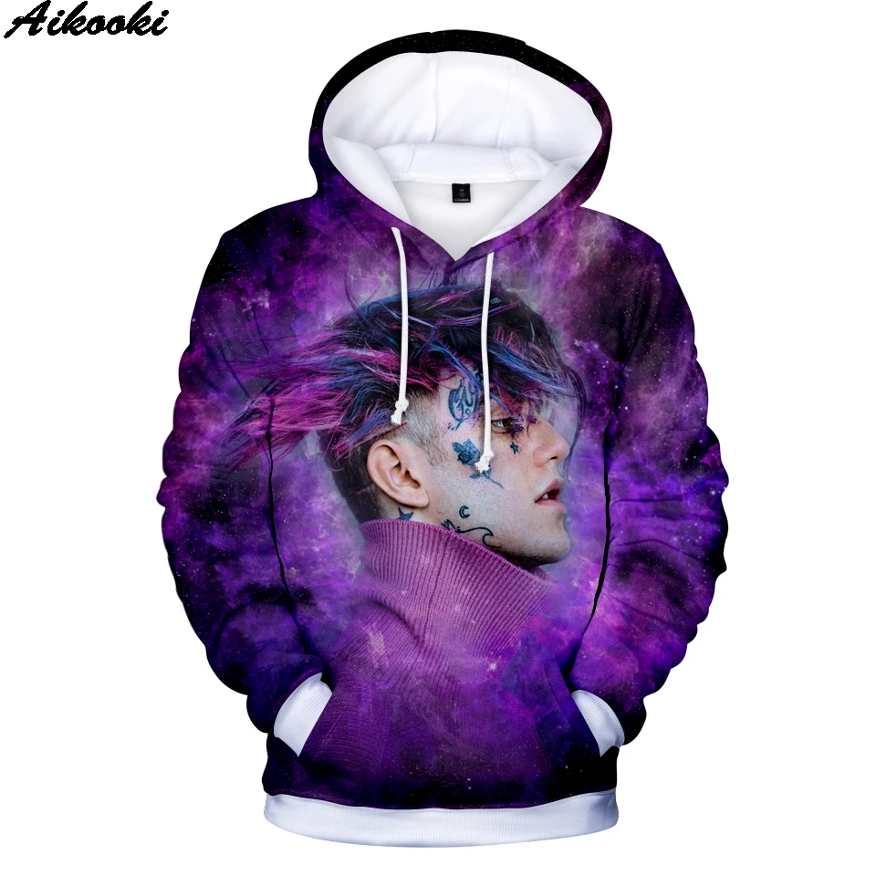 Толстовки с капюшоном 3D-принтом Nieuwe mode lil peep толстовки Mannen/Vrouwen осень зима xxxtentacion S