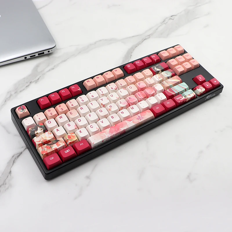 Sakura 108 XDA Key Caps Keycaps Cute Pink Profile Height for Cherry MX Switcher Gaming Mechanical Keyboard
Sakura 108 XDA Key Caps Keycaps Cute Pink Profile Height for Cherry MX Switcher Gaming Mechanical Keyboard