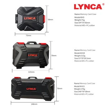LYNCA Memory Card Holder Storage Case For XQD CF SD TF SIM Card Waterproof Storage Box Protector Holder
LYNCA Memory Card Holder Storage Case For XQD CF SD TF SIM Card Waterproof Storage Box Protector Holder