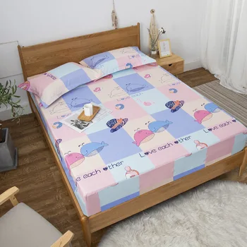 Lanke Cotton Bed Sheets set Waterproof with Elastic Rubber Band, Anti-Pull multicolor Fitted Sheet, Single Queen king Size
Lanke Cotton Bed Sheets set Waterproof with Elastic Rubber Band, Anti-Pull multicolor Fitted Sheet, Single Queen king Size