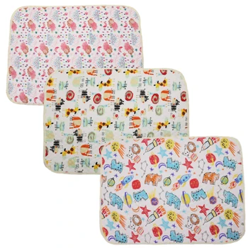 

Changing Pads Diaper Newborn Replacement Waterproof Breathable Cartoon Pads Baby Washable Insulation Pads baby Caring Product