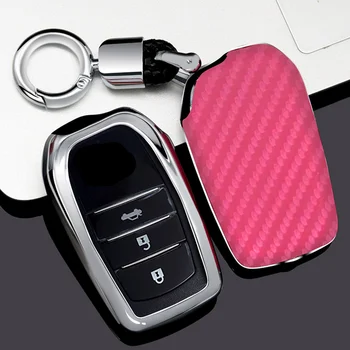 Carbon fiber+zinc key case for car for Toyota Auris Corolla Avensis Verso Yaris Aygo Scion TC I'm 2015 2016 car accessories new
Carbon fiber+zinc key case for car for Toyota Auris Corolla Avensis Verso Yaris Aygo Scion TC I'm 2015 2016 car accessories new