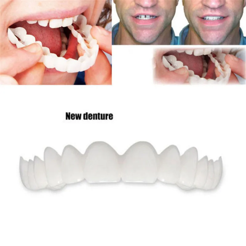 Teeth Veneers Whitening Snap On Smile Teeth Cosmetic Denture Instant Perfect Smile Teeth Fake Tooth Cover Oral Hygiene Tools
Teeth Veneers Whitening Snap On Smile Teeth Cosmetic Denture Instant Perfect Smile Teeth Fake Tooth Cover Oral Hygiene Tools