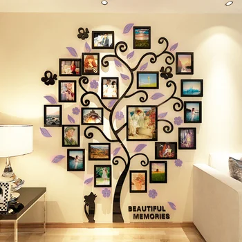 3D Acrylic Crystal Wall Sticker Adhesive DIY Stereo Photo Frame Tree Pattern Wear Resistant Home LAD-sale
3D Acrylic Crystal Wall Sticker Adhesive DIY Stereo Photo Frame Tree Pattern Wear Resistant Home LAD-sale