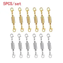5 Pcs Locking Magnetic Clasps For Necklace Gold Silver Plated Tube Lock Connectors For Bracelet Necklace Diy Jewelry Accessories
5 Pcs Locking Magnetic Clasps For Necklace Gold Silver Plated Tube Lock Connectors For Bracelet Necklace Diy Jewelry Accessories