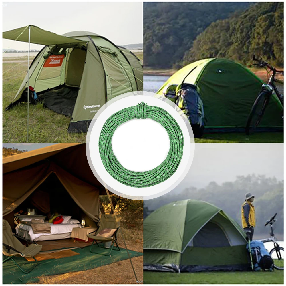 55ft Reflective Cord Tent Guyline Rope Outdoor Gear Lanyard tent guy lines 3 Inner Strand Core for Camping Awning
55ft Reflective Cord Tent Guyline Rope Outdoor Gear Lanyard tent guy lines 3 Inner Strand Core for Camping Awning