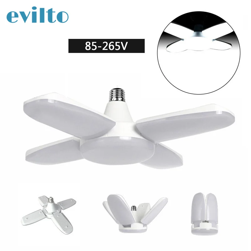 60W E27 Led Bulb Foldable Fan Blade Bulb Adjustable Ceiling LED Lamp Super Bright White 6500K Angle Saving Llight
60W E27 Led Bulb Foldable Fan Blade Bulb Adjustable Ceiling LED Lamp Super Bright White 6500K Angle Saving Llight