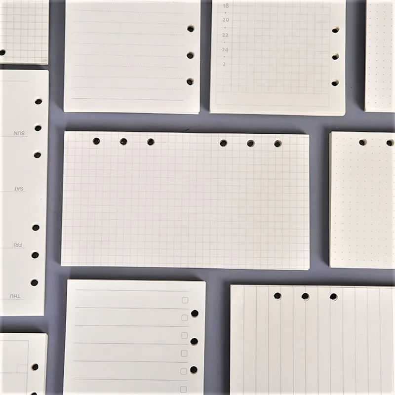 45 pcs high quality binder notebook A5/A6/A7 insert refill 6 hole loose leaf spiral notebook paper diary plan inner core paper
45 pcs high quality binder notebook A5/A6/A7 insert refill 6 hole loose leaf spiral notebook paper diary plan inner core paper