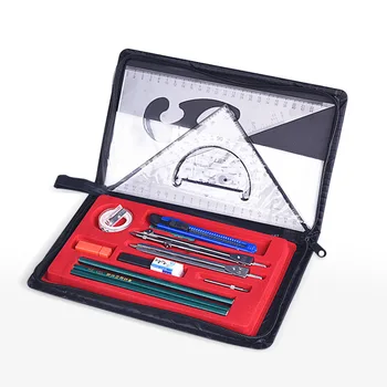 Combination plotter drawing tool construction machinery drawing instrument compass set college student learning stationery
Combination plotter drawing tool construction machinery drawing instrument compass set college student learning stationery