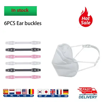 IN STOCK! 6pcs Fashion Lightweight Face Cover Artifact Anti Lock Buckle Ear Protection Face Cover Hook Ear Pain Prevention Best
IN STOCK! 6pcs Fashion Lightweight Face Cover Artifact Anti Lock Buckle Ear Protection Face Cover Hook Ear Pain Prevention Best