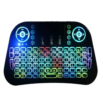 7 Color Backlit i10 Mini Wireless Keyboard 2.4G Air Mouse with Touchpad Remote Control for Android TV Box Mini PC vs mini i8
7 Color Backlit i10 Mini Wireless Keyboard 2.4G Air Mouse with Touchpad Remote Control for Android TV Box Mini PC vs mini i8