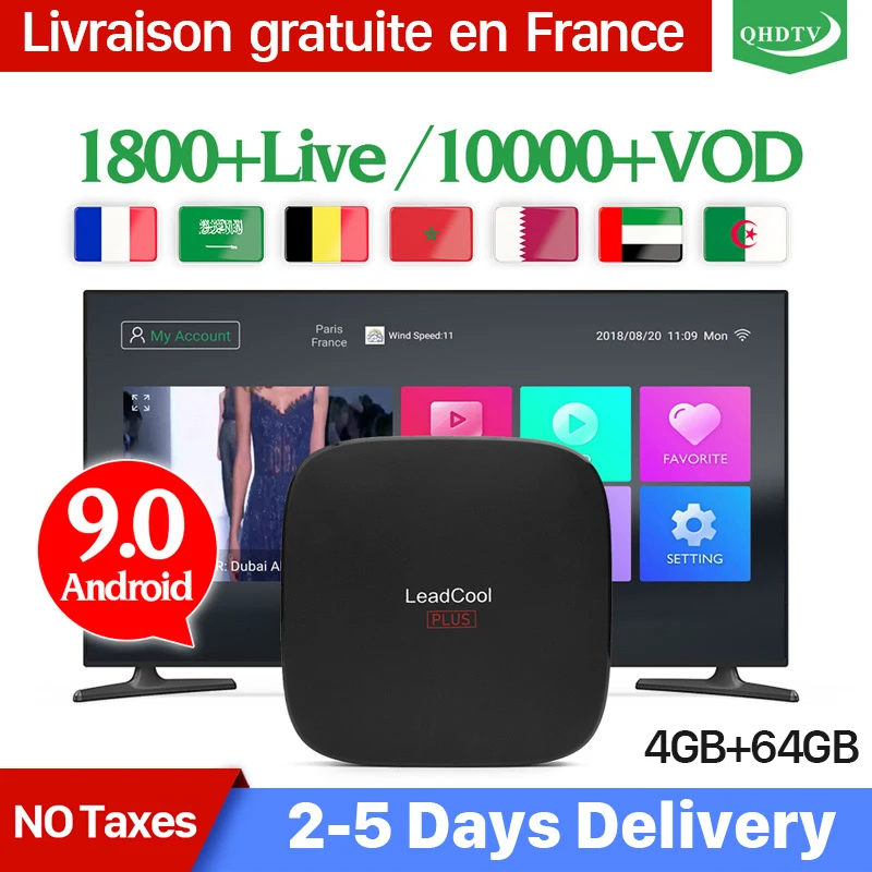 IPTV Subscription 1 Year 4g ddr3 Bluetooth 4.0 Android 9.0 IPTV Box dual-band Wifi IPTV French Arabic Netherlands Germany IPTV
IPTV Subscription 1 Year 4g ddr3 Bluetooth 4.0 Android 9.0 IPTV Box dual-band Wifi IPTV French Arabic Netherlands Germany IPTV