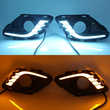 CSCSNL 1 Pair Turning Signal Dimming LED car DRL daytime running lights with fog lamp hole for Mazda 6 Atenza 2013 2014 2015
CSCSNL 1 Pair Turning Signal Dimming LED car DRL daytime running lights with fog lamp hole for Mazda 6 Atenza 2013 2014 2015