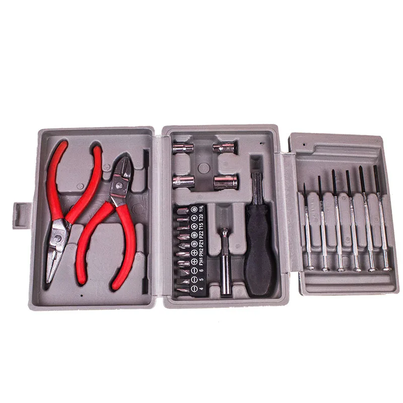 9.9 Yuan Shop Supply of Goods Screw Driver Hexagon Socket Set 24 Pieces Multi-functional Combination Tool Kit
9.9 Yuan Shop Supply of Goods Screw Driver Hexagon Socket Set 24 Pieces Multi-functional Combination Tool Kit