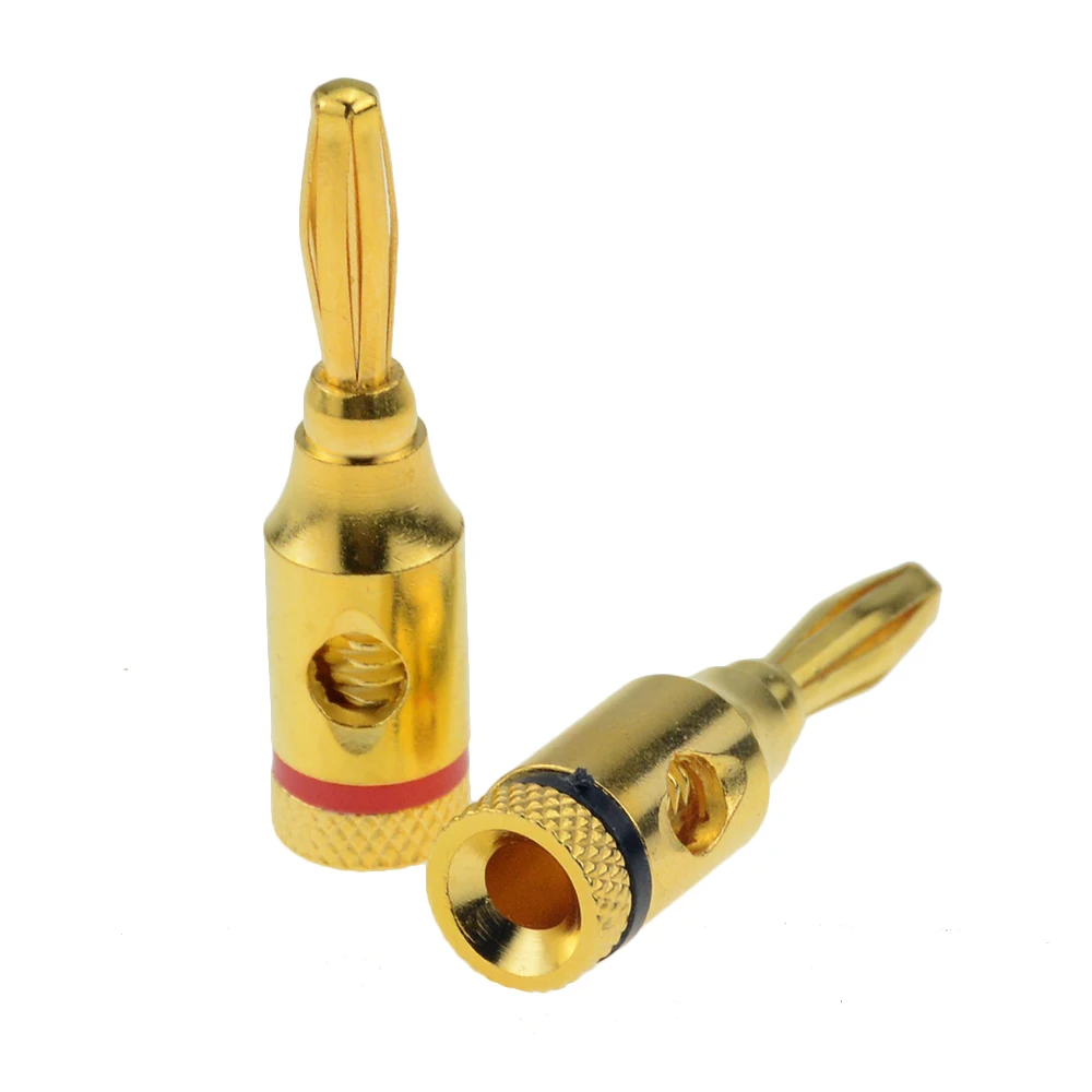 1pc Gold-plated Banana Plugs Musical Audio Speaker Cable Wire Connectors Free Soldering Terminal For Speaker Amplifier
1pc Gold-plated Banana Plugs Musical Audio Speaker Cable Wire Connectors Free Soldering Terminal For Speaker Amplifier
