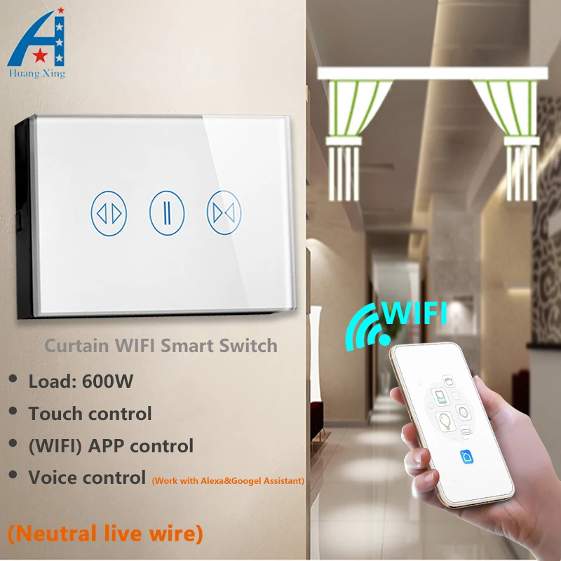 US/AU Standard APP Smart WIFI Curtain Switch 2.4GHz,smart home Roller Shutter Switch, Alexa & Google Assistant Voice Control
US/AU Standard APP Smart WIFI Curtain Switch 2.4GHz,smart home Roller Shutter Switch, Alexa & Google Assistant Voice Control