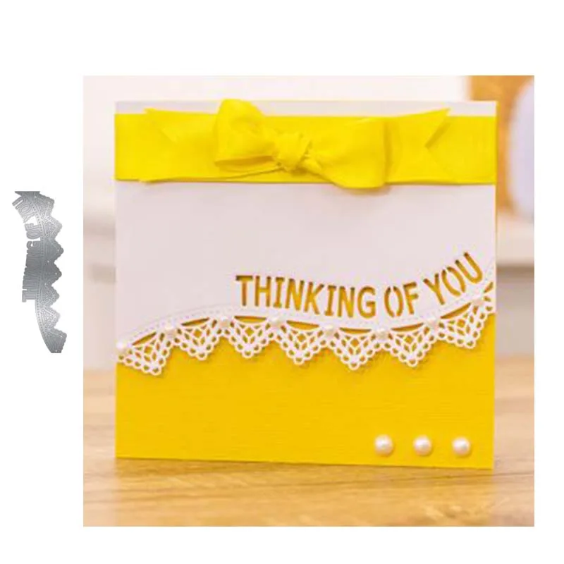 Металлические штампы JC Thinking of You для скрапбукинга штампованные карты форма