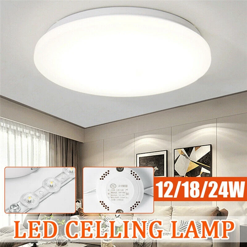 12W Bright Round LED Ceiling Down Light Panel Wall Kitchen Bathroom Lamp Ceiling Light
12W Bright Round LED Ceiling Down Light Panel Wall Kitchen Bathroom Lamp Ceiling Light