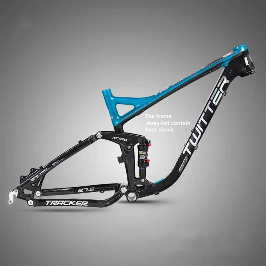 TRACKER MTB Bike Frame Aluminum Alloy Soft Tail Frame Mountain Bicyle Frame Full Suspension XC off-road
TRACKER MTB Bike Frame Aluminum Alloy Soft Tail Frame Mountain Bicyle Frame Full Suspension XC off-road