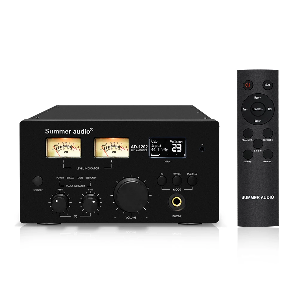 FX-AUDIO AD1202 Bluetooth 5.0 усилитель мощности DAC с входом для наушников 24 бит 192 кГц