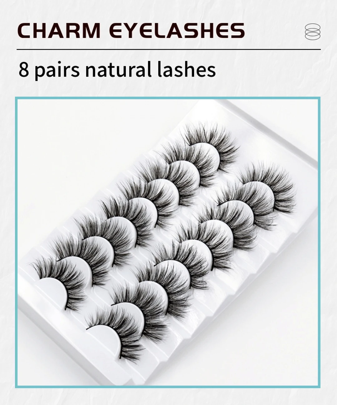 5/8 Pairs Faux Mink Eyelashes 5/8 Pairs Faux Mink Eyelashes