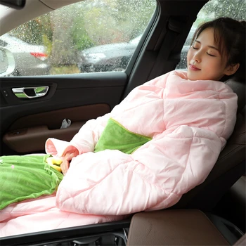 Wearable Pillow Quilt Bed Sofa Back Cushion Office Car Foldable Multifunctional Pillow Blanket Cubre Cama Siesta Almohada Quilt
Wearable Pillow Quilt Bed Sofa Back Cushion Office Car Foldable Multifunctional Pillow Blanket Cubre Cama Siesta Almohada Quilt