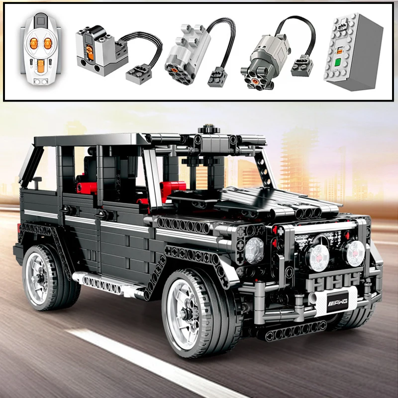 1343Pcs Legoinges Technic 20100 G500 AWD Wagon Car Fit Off-Road Vehicles Remote Control Building Blocks Bricks Kids Toys Gift
1343Pcs Legoinges Technic 20100 G500 AWD Wagon Car Fit Off-Road Vehicles Remote Control Building Blocks Bricks Kids Toys Gift