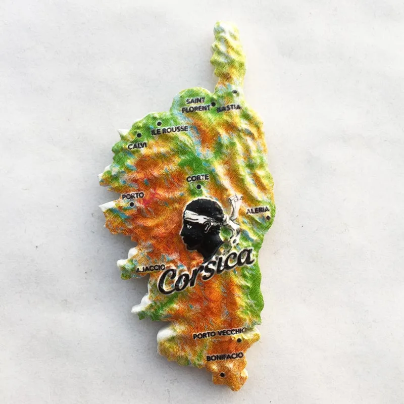 Lychee France Fridge Magnets Corsica Map Refrigerator Magnetic Sticker Home Decoration Travel Souvenirs
Lychee France Fridge Magnets Corsica Map Refrigerator Magnetic Sticker Home Decoration Travel Souvenirs
