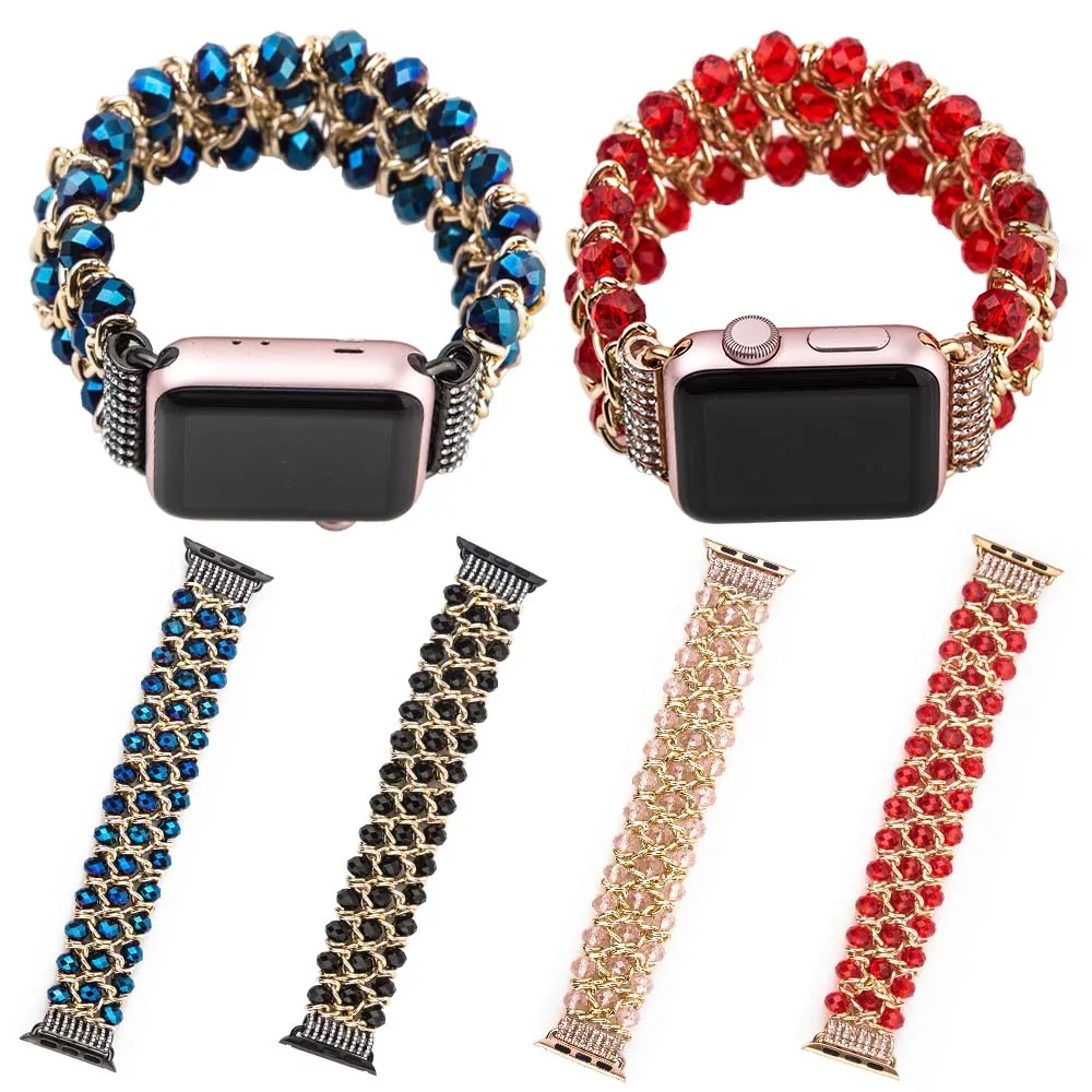 Women Crystal Bracelet Watchband for Apple Watch Series 4 3 2 1 Strap for iWatch 38/42/40/44mm Diamond Replacement Wristband
Women Crystal Bracelet Watchband for Apple Watch Series 4 3 2 1 Strap for iWatch 38/42/40/44mm Diamond Replacement Wristband