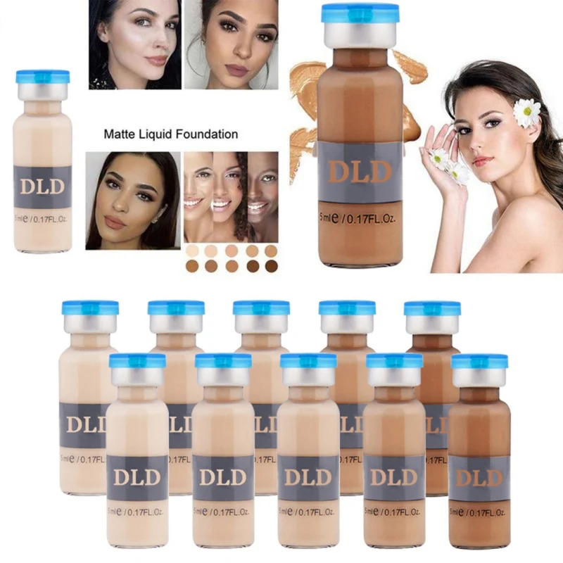 10pcs Semi-permanent Material Staying Foundation Liquid Set Moisturizing Cover Blemishes Even Skin Color Liquid Foundation For M
10pcs Semi-permanent Material Staying Foundation Liquid Set Moisturizing Cover Blemishes Even Skin Color Liquid Foundation For M