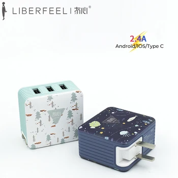 Liberfeel Maoxin wall charger adapter 3ports usb US foldable plug 5V2.4A 5V1A charging for iphone X 8 7 ipad Samsung Huawei
Liberfeel Maoxin wall charger adapter 3ports usb US foldable plug 5V2.4A 5V1A charging for iphone X 8 7 ipad Samsung Huawei