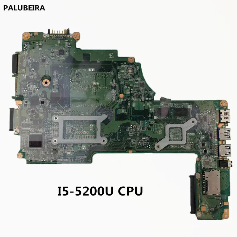 PALUBEIRA A000388620 DA0BLQMB6E0 w I5-5200U Процессор для Toshiba C55 S55 C55-C L50-C Тетрадь PC материнская плата